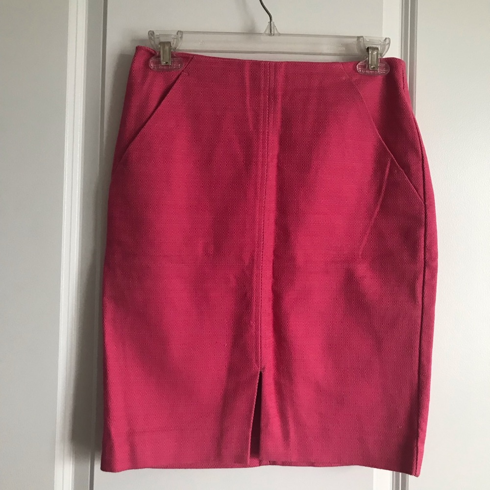 Pink work skirt
